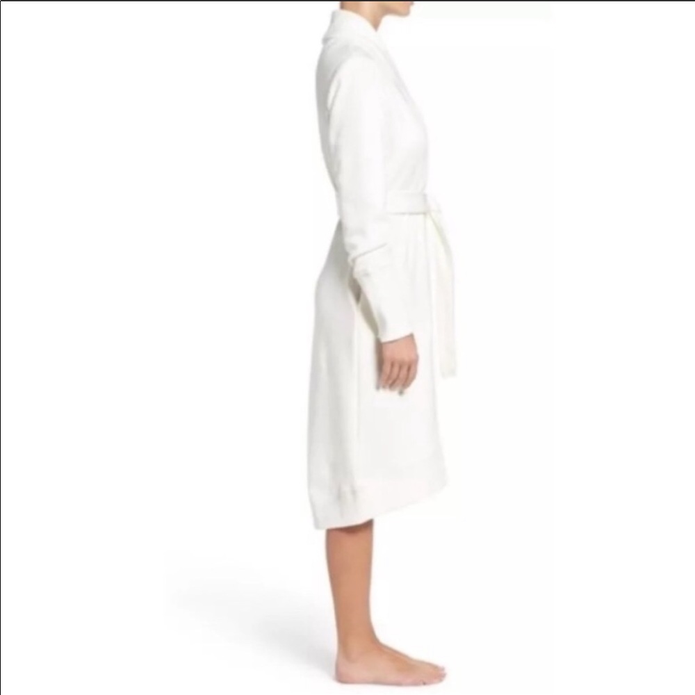 NWT UGG Karoline Plush Cream Robe Size Large - Picture 4 of 14